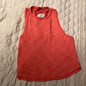 Cropped lululemon open back top